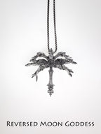 Angel Wing Cross Necklace: Gothic Y2K Silver Pendant