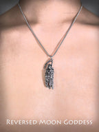 Grim Reaper Scythe Necklace, Gothic Hades Skull Pendant, Dark Mythology-Inspired Jewelry, Alloy Memento Mori Charm, Gothic Protection Amulet