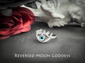 Blue Crystal Magic Eye Ring Set: Titanium Steel Stackable Rings
