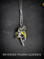 Agrat Succubus Pendant: Gothic Devil Angel Necklace, Wealth Charm
