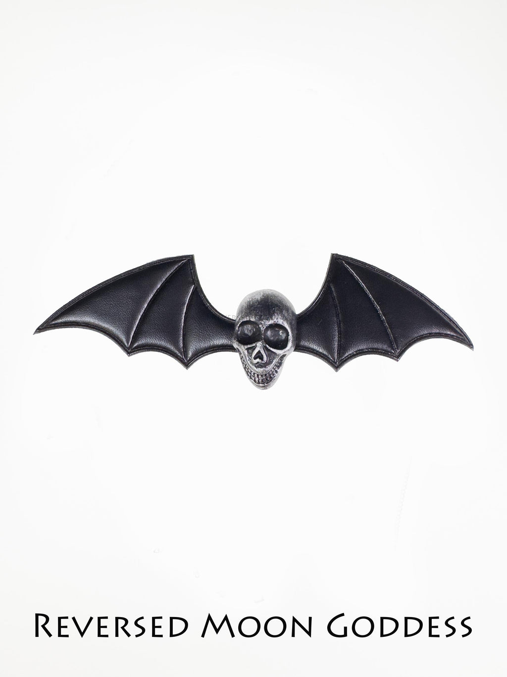 Gothic Skull & Bat Wing Hair Clips: Halloween Cosplay Barrettes - Set of 3