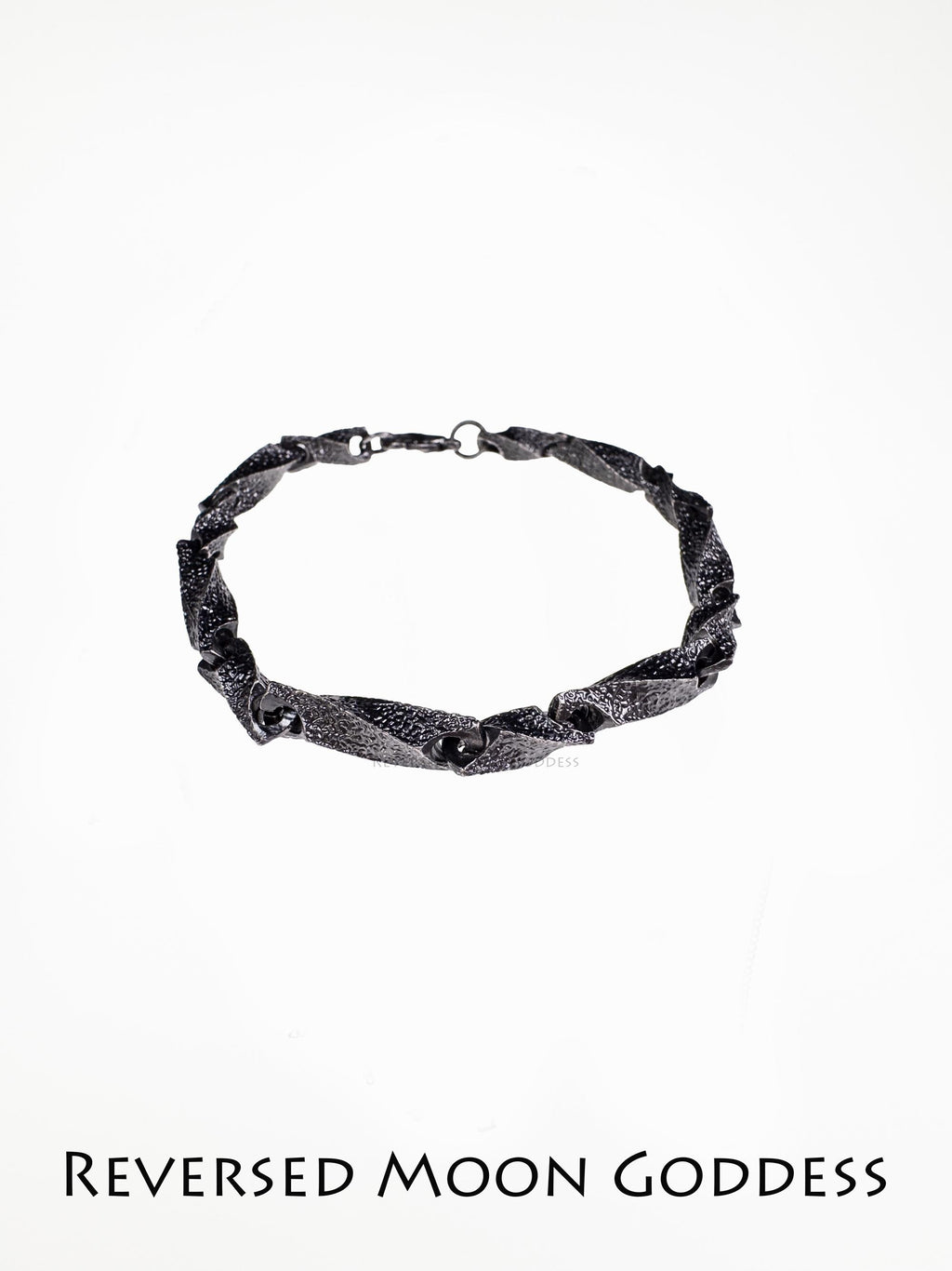 Unisex Black Tungsten Steel Bracelet • Polished Titanium Chain Jewelry for Gothic Lolita, Minimalist Style, Dark Elegance & Daily Wear Gift