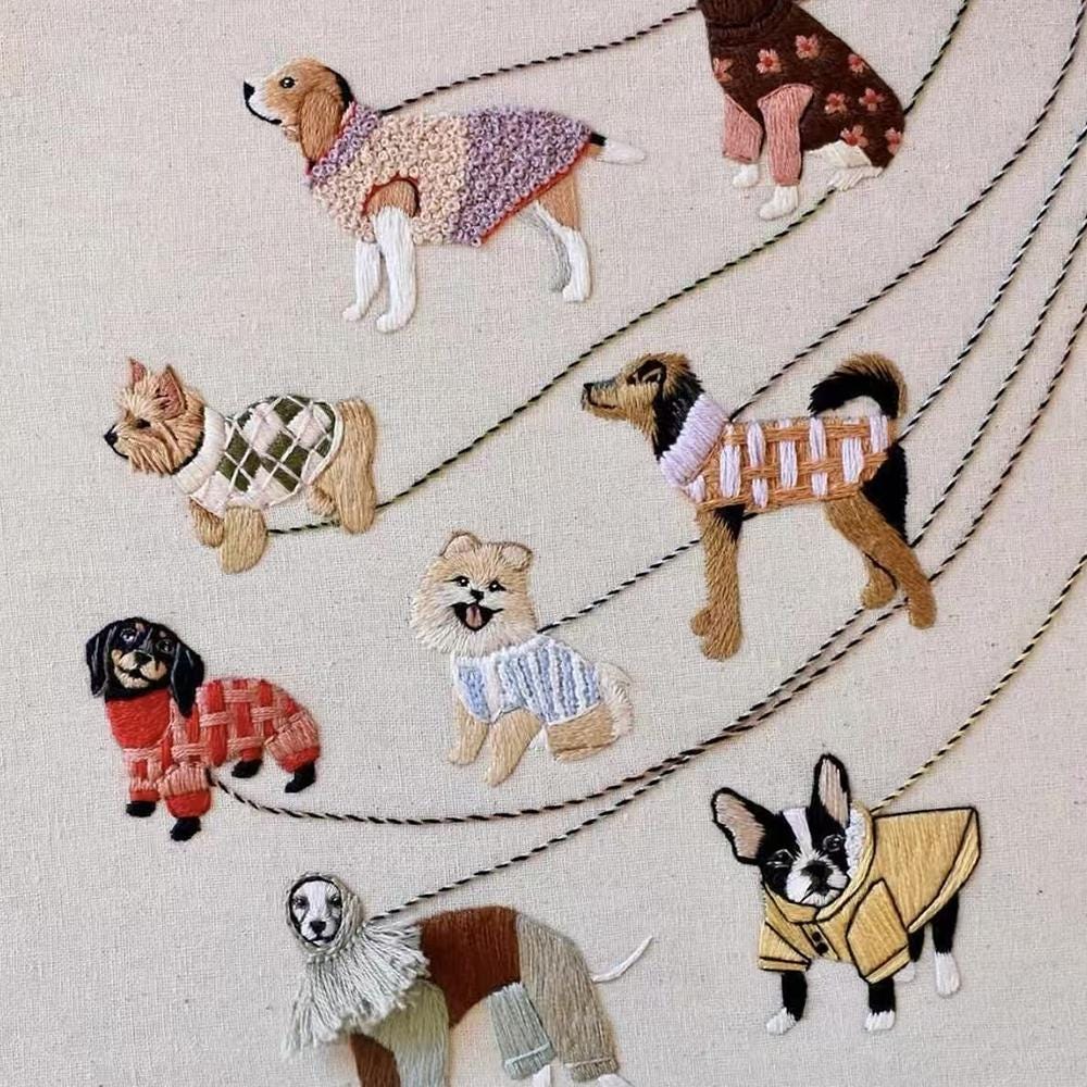 Custom Embroidered Pet Portrait Shirt: Comfort Colors Cat & Dog Tee